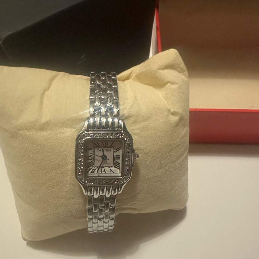 Carti Silver Watch with Roman Numerals